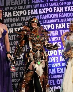 Fan Expo Denver Cosplay Contest Judges: Clockwork Faerie, Candyskull Cosplay and Fade to Bats.