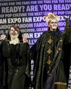 Ghost Papa Emeritus III & Sister of Sin Cosplay
