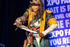 FanExpoDenver-2025-Cosplay-Contest-159-Northern-Blue-wearing-the-Hope-Armor-Set-from-Monster-Hunter-Wilds